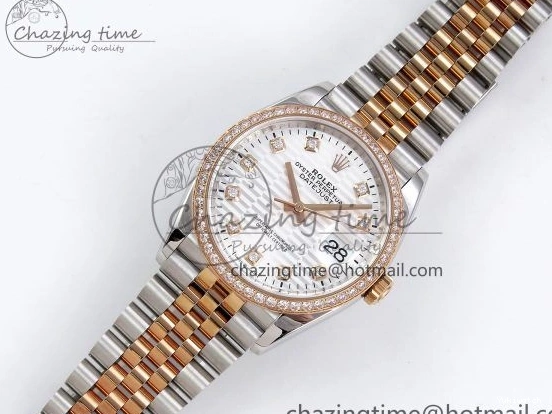 Bracelet Silver 36 Dial Best SS Edition VSF Steel 1:1 904L on 126281rbr Jubilee Textured DateJust VS3235 0216